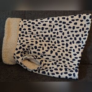 Off Leash By Aerie OFFLINE Cream Sherpa Dog Jacket Shirt Coat Flannel Sherpa New